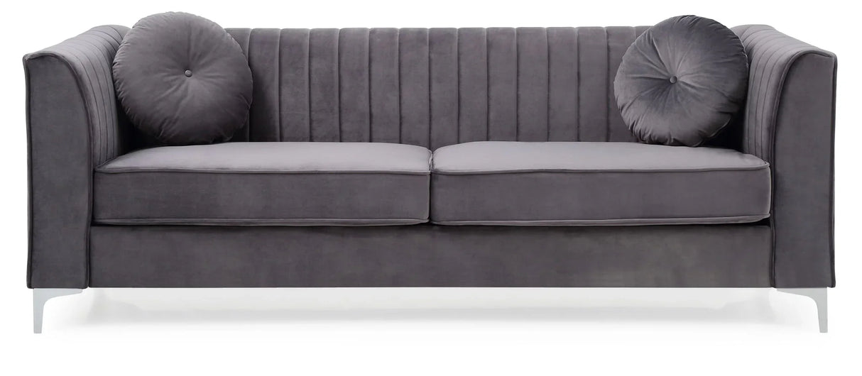 Delray - Micro Suede Sofa - Furniture Home Direct