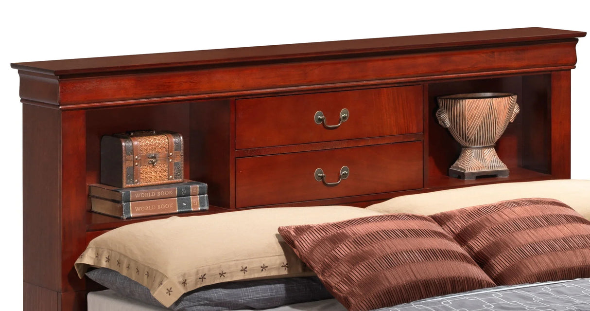 Louis Phillipe - Bookcase Storage Bed - Furniture Home Direct