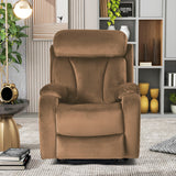 Power Lift Recliner Chair, Remote Control, Brown Cashmere