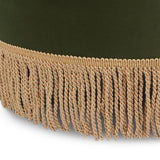 Yolanda - Round Upholstered Accent Ottoman - Furniture Home Direct