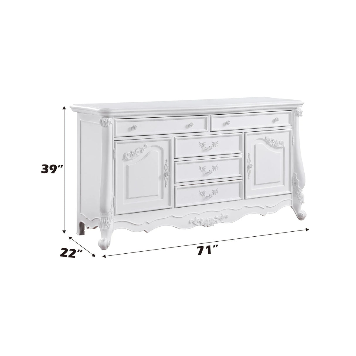 Latisha - Dresser - White - Furniture Home Direct