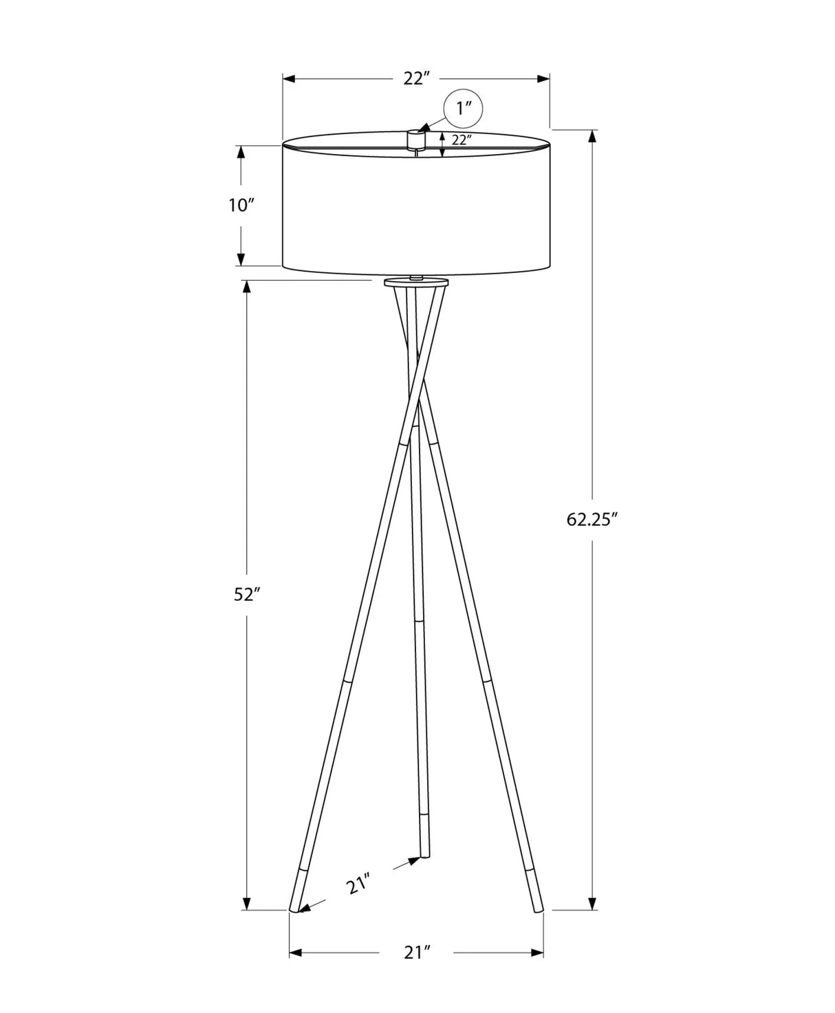 Lighting, Floor Lamp, Contemporary - Furniture Home Direct
