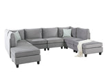 Simona - Velvet Modular Sectional Sofa - Furniture Home Direct