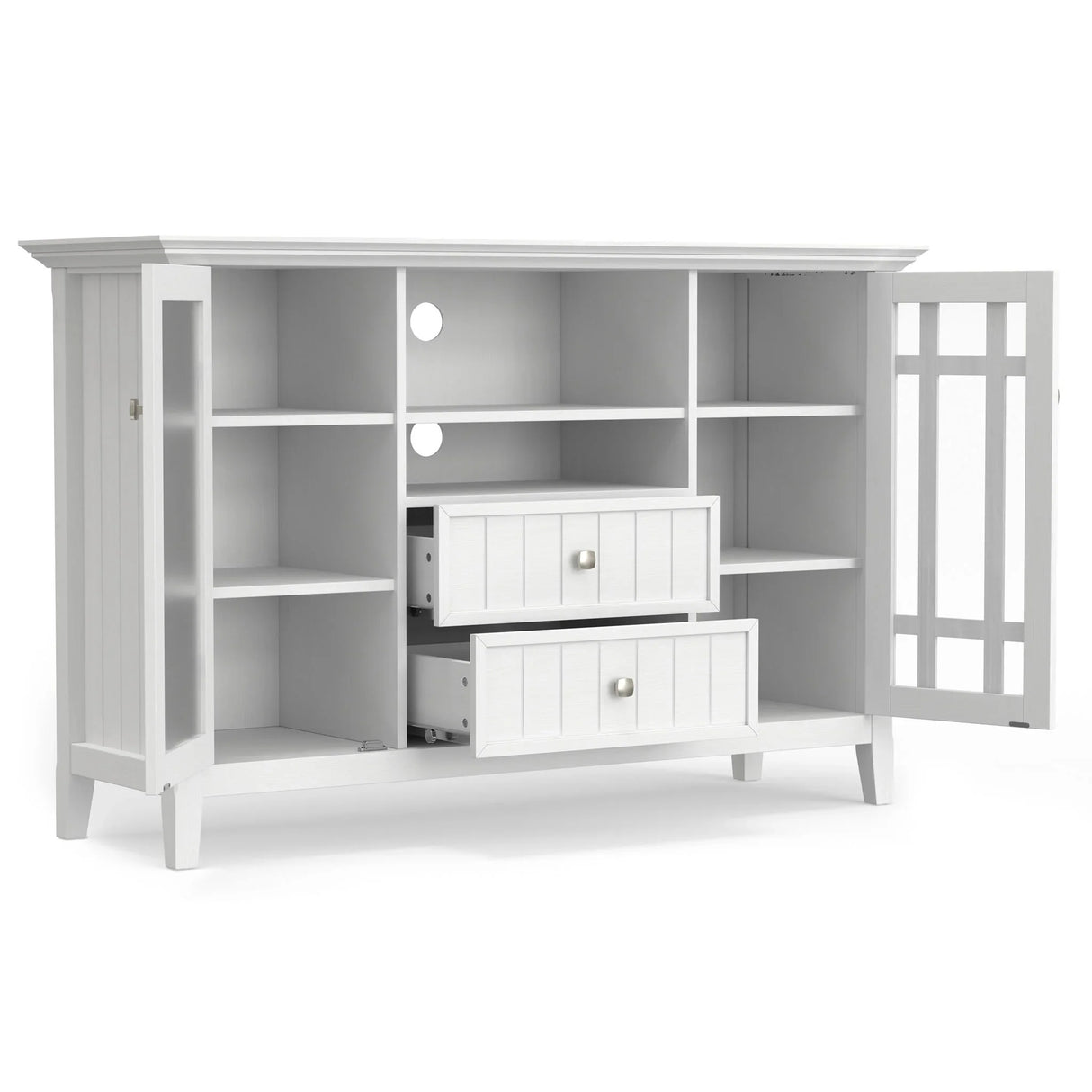 Bedford - Handcrafted Tall TV Media Stand - Furniture Home Direct