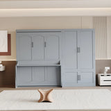 Murphy Elegant Wall Bed With Closet - Furniture Home Direct