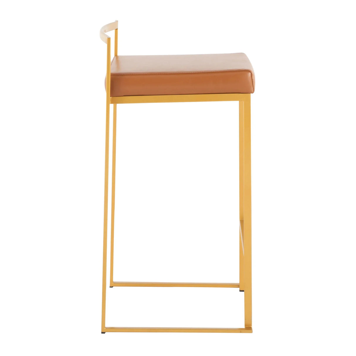 Fuji - Contemporary / Glam Design Counter Stool (Set of 2) - Furniture Home Direct