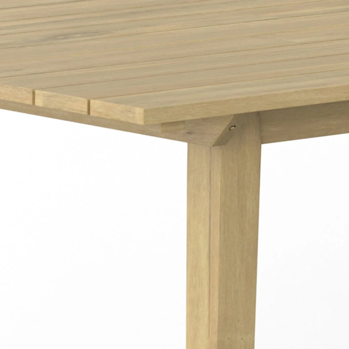 Kona - Outdoor Dining Table - Light Teak - Furniture Home Direct