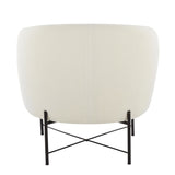 Chloe - Contemporary Chair - Black / White - Furniture Home Direct
