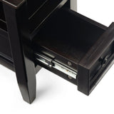 Amherst - Narrow Side Table - Hickory Brown - Furniture Home Direct