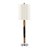 Hoops - Table Lamp (Set of 2) - Cedar / Bronze / White - Furniture Home Direct