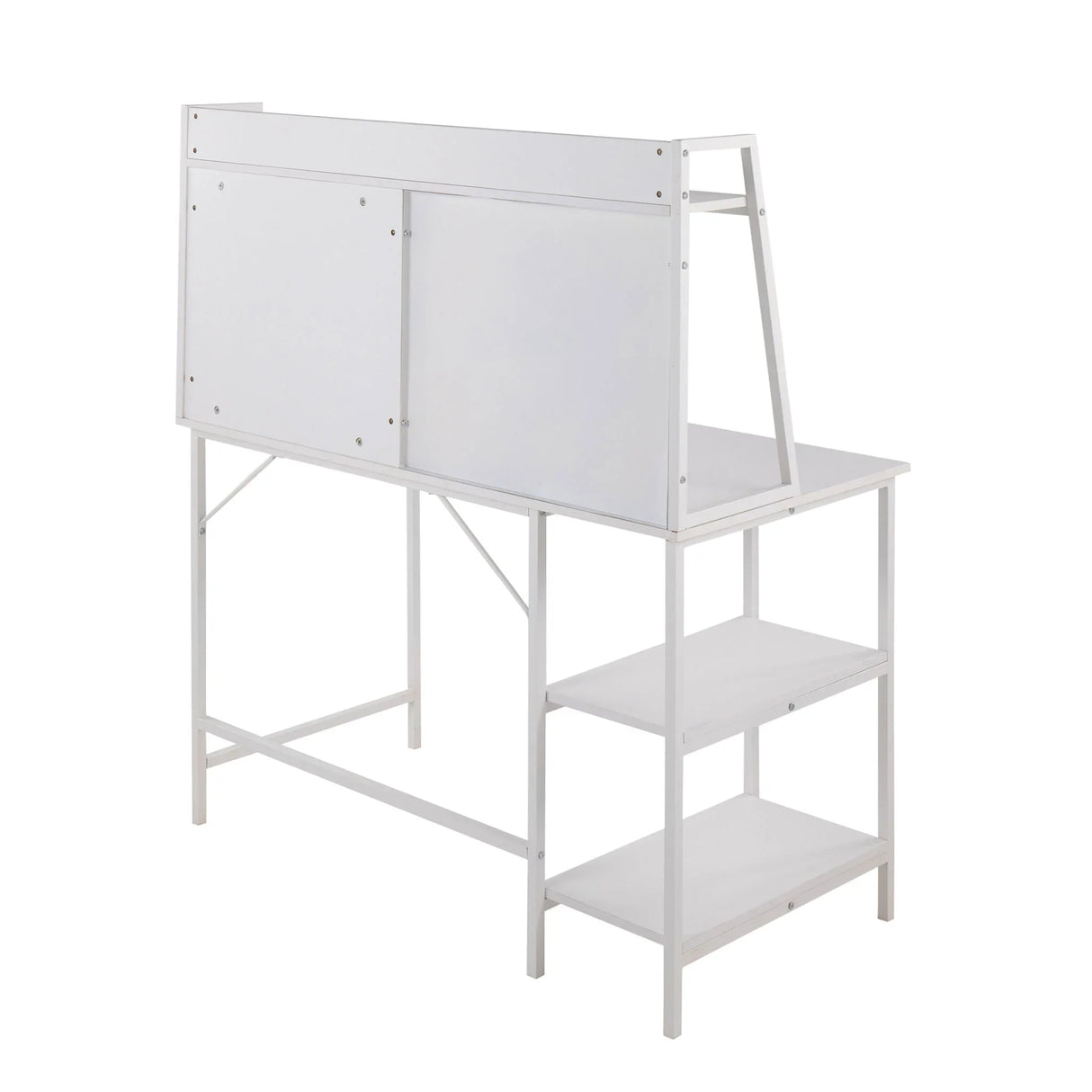 Geo - Shelf Contemporary Desk - Furniture Home Direct