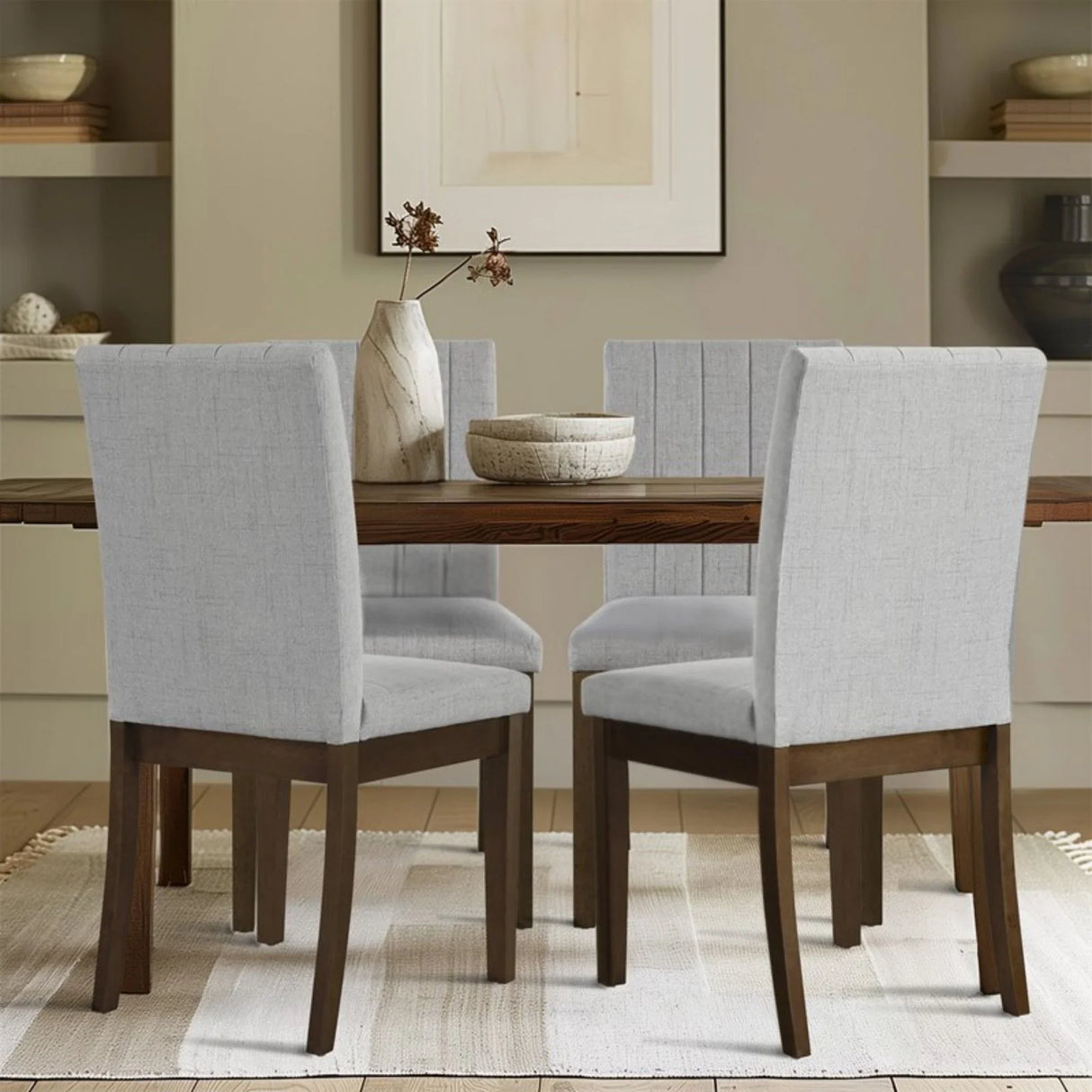 Modern Upholstered Dining Chair (Set of 2) - Furniture Home Direct