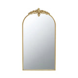 Arched Wall Mirror With Metal Frame, Wall Mirror For Living Room - Furniture Home Direct
