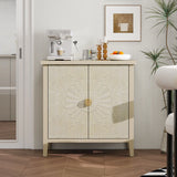 2 Door Cabinet, American Furniture, Suitable For Bedroom, Living Room, Study - Natural - Furniture Home Direct