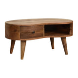 Wave Coffee Table With 1 Drawer - Furniture Home Direct