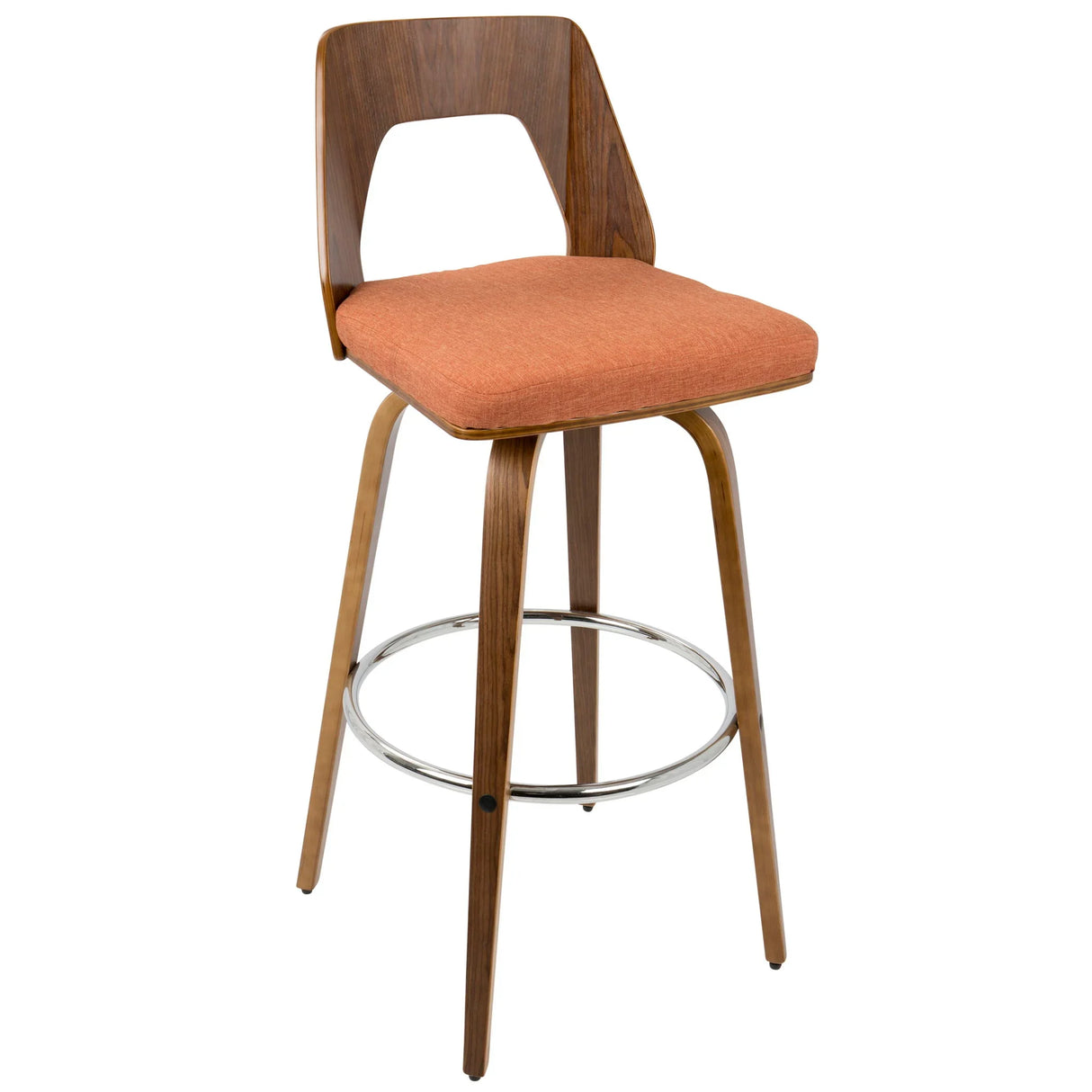 Trilogy - Mid Century Modern Barstool (Set of 2) - Furniture Home Direct