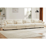 Super Comfort Oversized Modular Velvet Sectional Sofa, Deep Seat Convertible L Shaped Couch - Furniture Home Direct