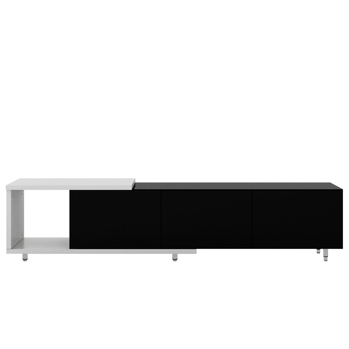 Modern Stylish Extendabletv Stand TV Cabinet For 80" TV - Furniture Home Direct