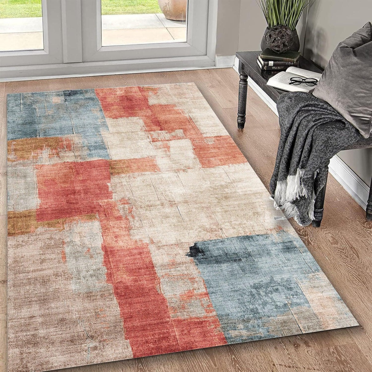 Toucan - Washable Non - Slip Area Rug - Ivory Multi - Furniture Home Direct