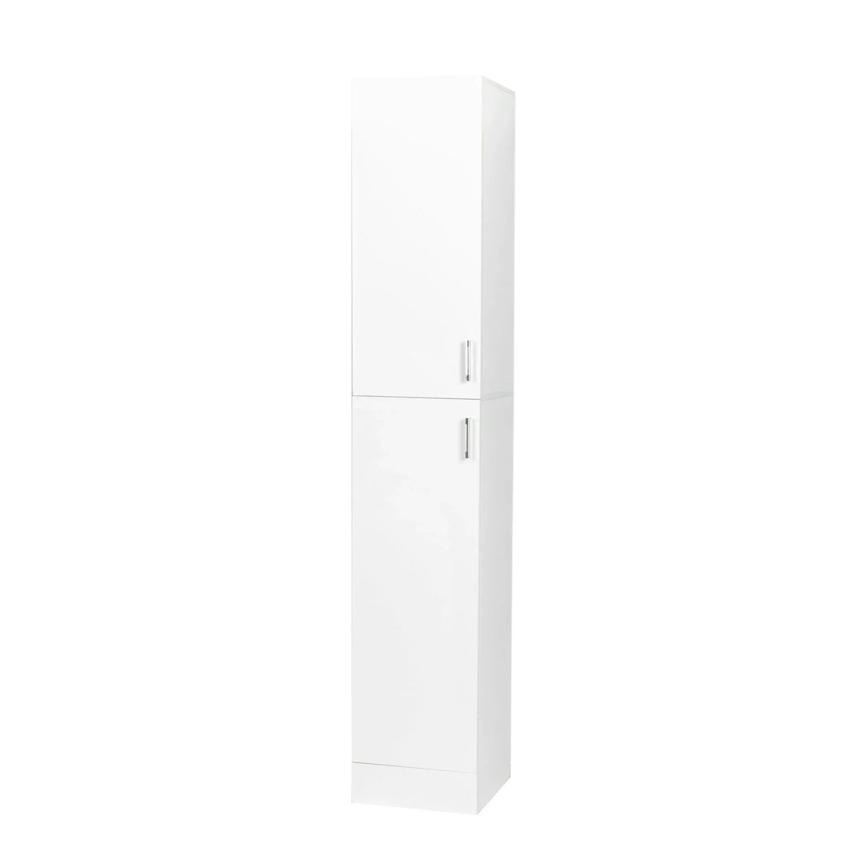 Freestanding Cabinet With Inadjustable Shelves And Two Doors For Kitchen, Dining Room - White - Furniture Home Direct