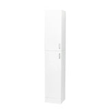Freestanding Cabinet With Inadjustable Shelves And Two Doors For Kitchen, Dining Room - White - Furniture Home Direct
