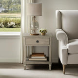 Victoria - Bedside Table With Drawer And Shelf - Furniture Home Direct