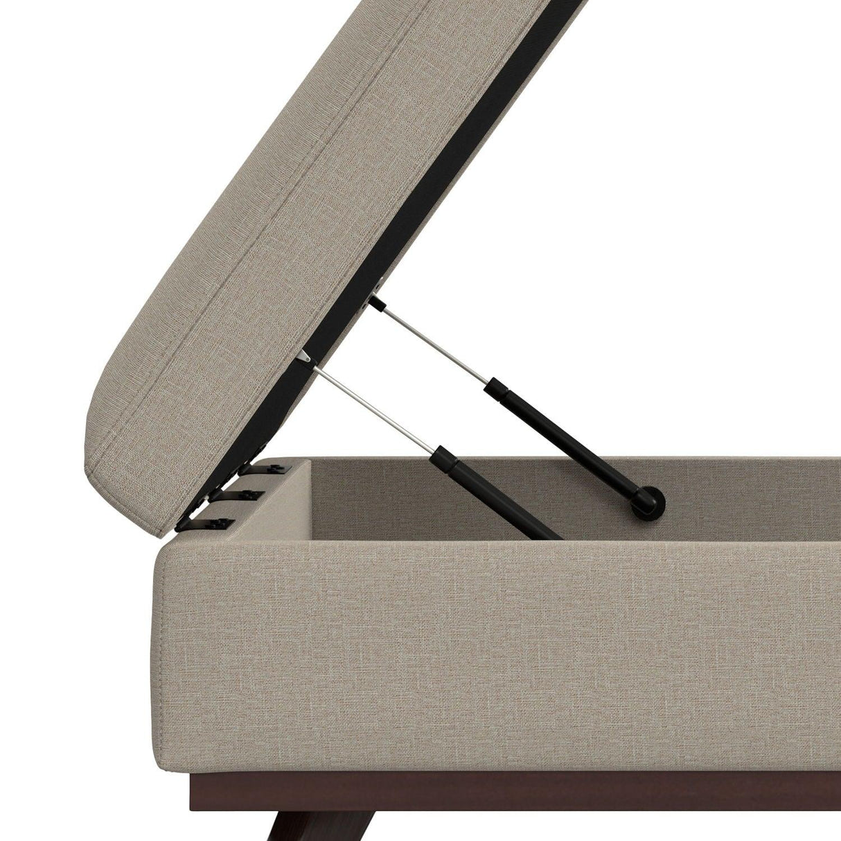 Owen - Multifunctional Square Coffee Table Storage Ottoman - Furniture Home Direct