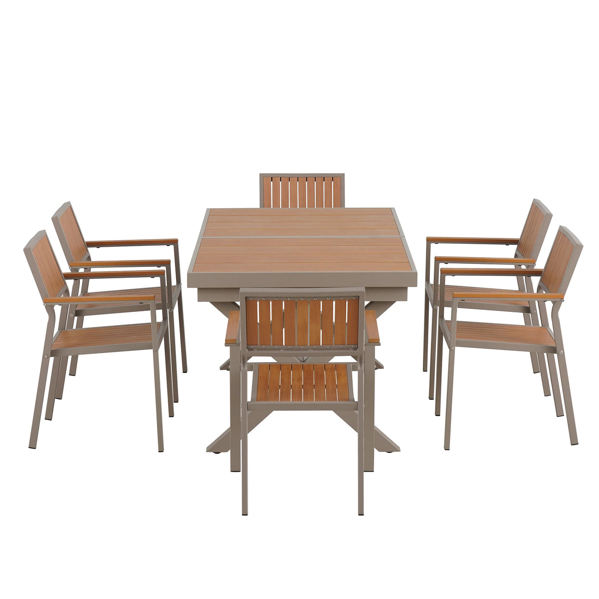 Outdoor Extendable Dining Set - Furniture Home Direct