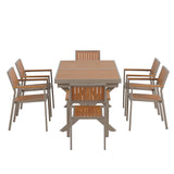 Outdoor Extendable Dining Set - Furniture Home Direct