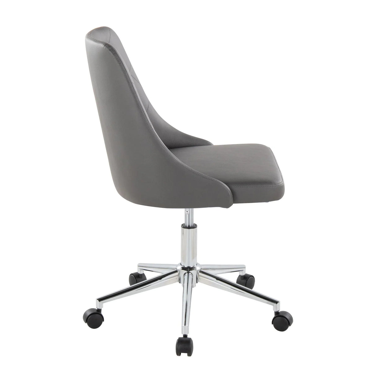 Marche - Contemporary Swivel Task Chair With Casters - Furniture Home Direct