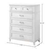 5 Drawer Chest, Ample Storage - Furniture Home Direct