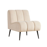 Upholstered Armless Chair For Living Room - Furniture Home Direct