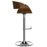 Amery - Mid Century Modern Adjustable Swivel Bar Stool - Furniture Home Direct