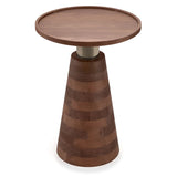 Kramer - End Table - Cognac - Furniture Home Direct