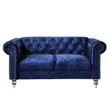 Anina - Loveseat - Blue - Furniture Home Direct