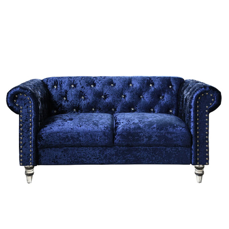 Anina - Loveseat - Blue - Furniture Home Direct