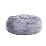 Classic 5Ft Memory Foam Bean Bag Chair, Soft Comfort Lounger - Purple - Furniture Home Direct