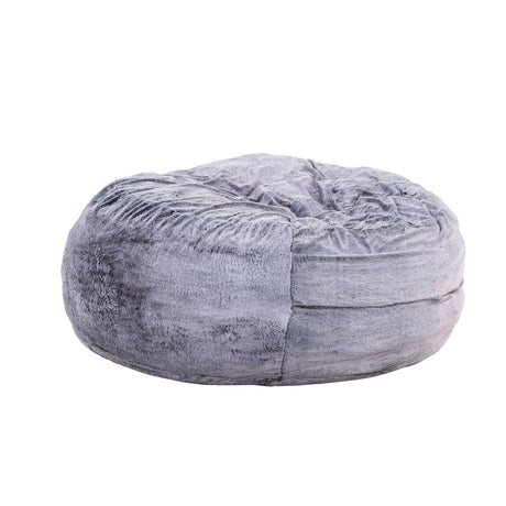 Classic 5Ft Memory Foam Bean Bag Chair, Soft Comfort Lounger - Purple - Furniture Home Direct