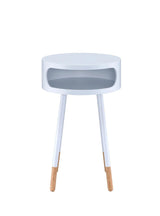 Sonria - Round Accent Table - Natural White - Furniture Home Direct