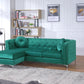 Pompano - Micro Suede Sofa Chaise - Furniture Home Direct