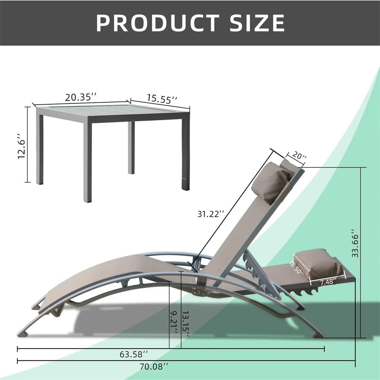 Lounge Chair Set of 3 - Furniture Home Direct