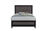 King Bedroom Set With Bed Dresser Mirror Modern Gray - Furniture Home Direct