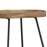 Amberly - Rustic Saddle Bar Stool (Set of 2) - Furniture Home Direct