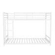 Bunk Bed With Noise Reduction And Safety Guardrail - Furniture Home Direct
