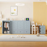 Murphy Bed With USB Port, Large Drawer, And Wardrobe / Desk Combo Versatile Cabinet Bed - Furniture Home Direct