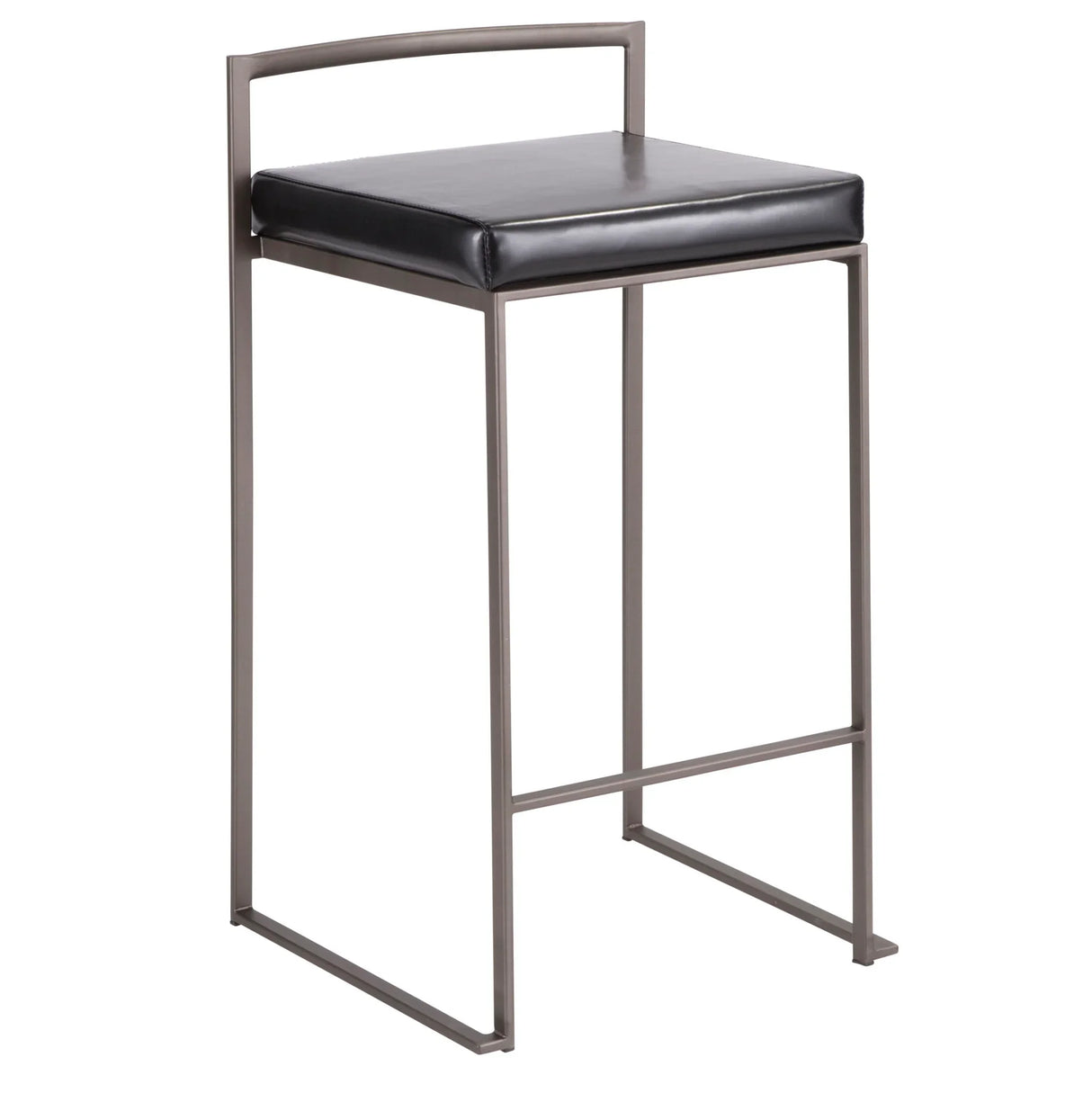 Fuji - Industrial Stackable Counter Stool Elegant Design - Furniture Home Direct