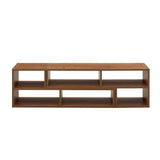 Cube TV Stand With Open Storage And 2 Shelves - Furniture Home Direct