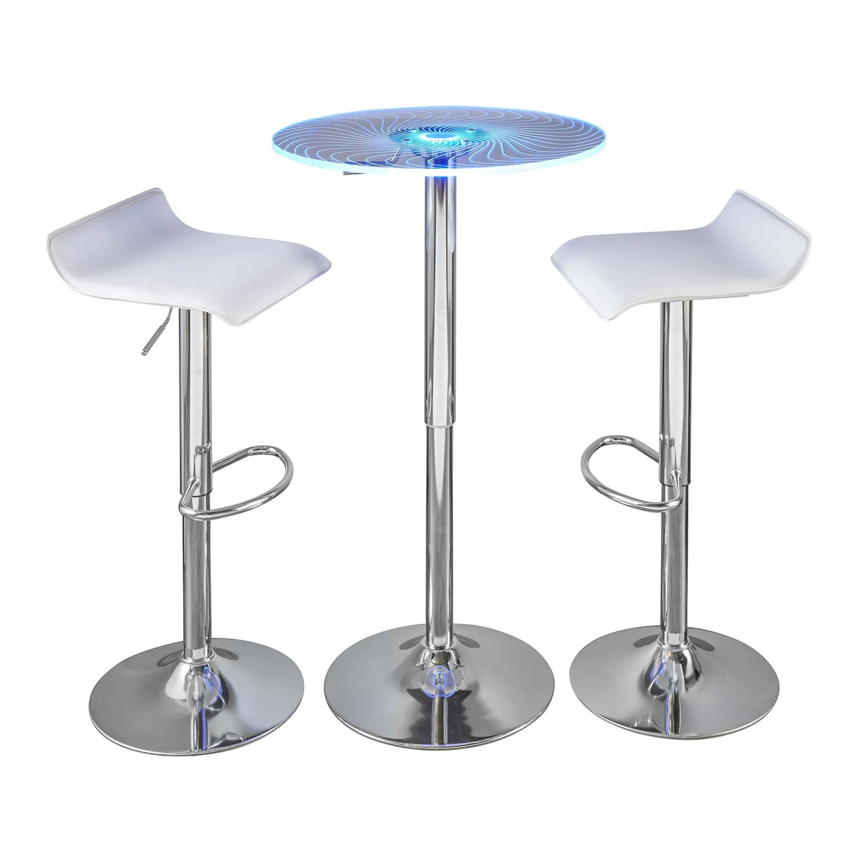 Spyra Ale - 3 Piece Contemporary Adjustable Bar With Up Set - Furniture Home Direct