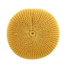 Bordeaux - Knitted Cotton Round Pouf, Versatile Ottoman And Floor Cushion - Furniture Home Direct