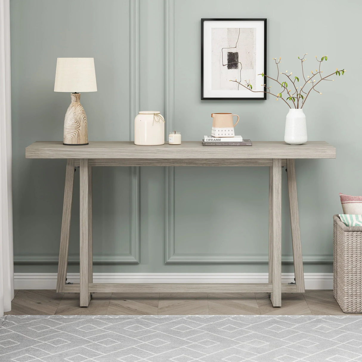 Console Table, Stylish Rectangular Entryway Table - Furniture Home Direct